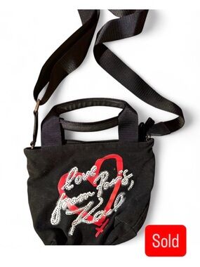 Black and red Karl Lagerfeld purse  #karllagerfeld